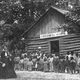 In front of a Freedmen’s schoolhouse (DiscoverFreedmen.org)
